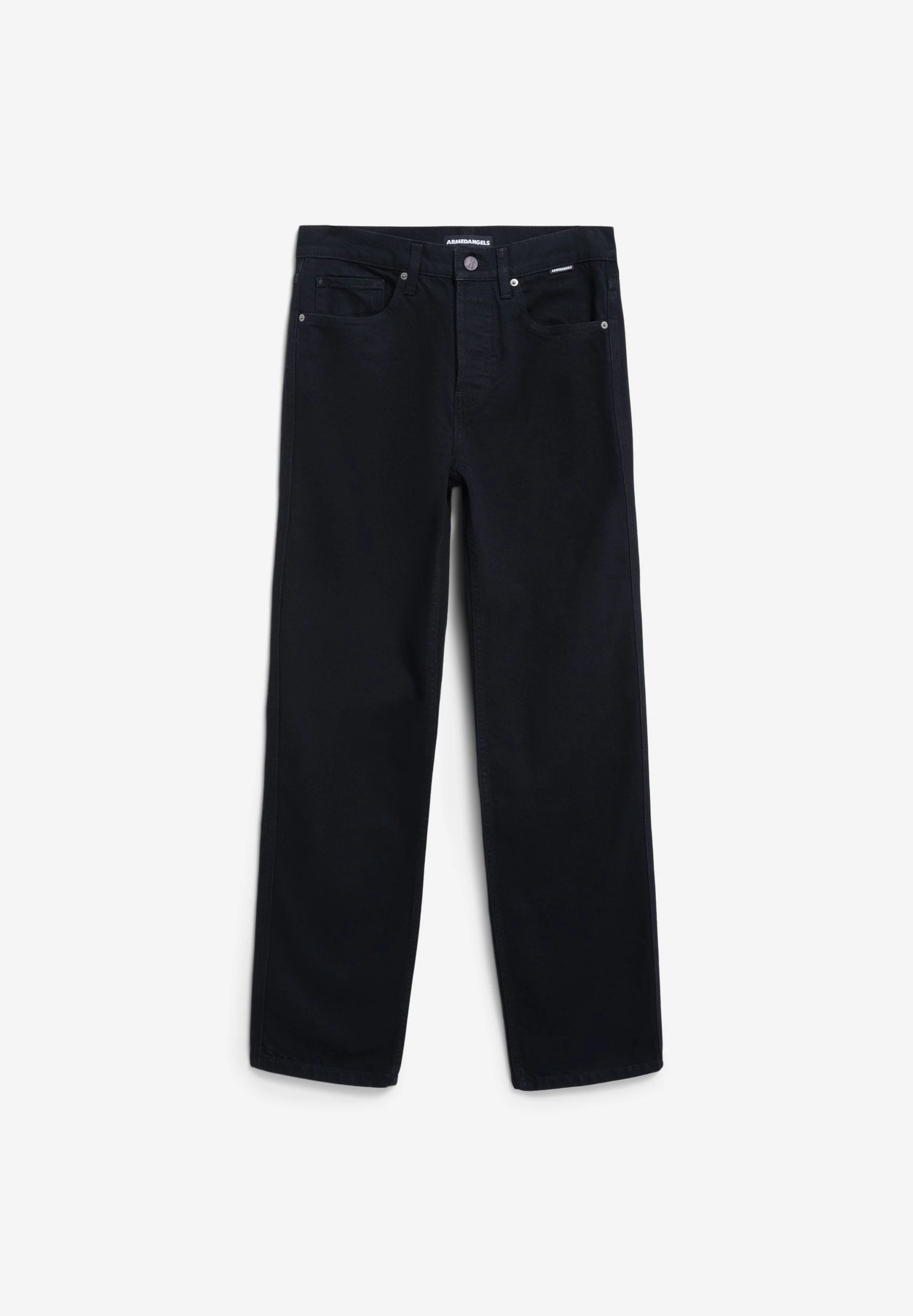 AAVELINE MID WAIST STRAIGHT JEANS | bondone - Image 7