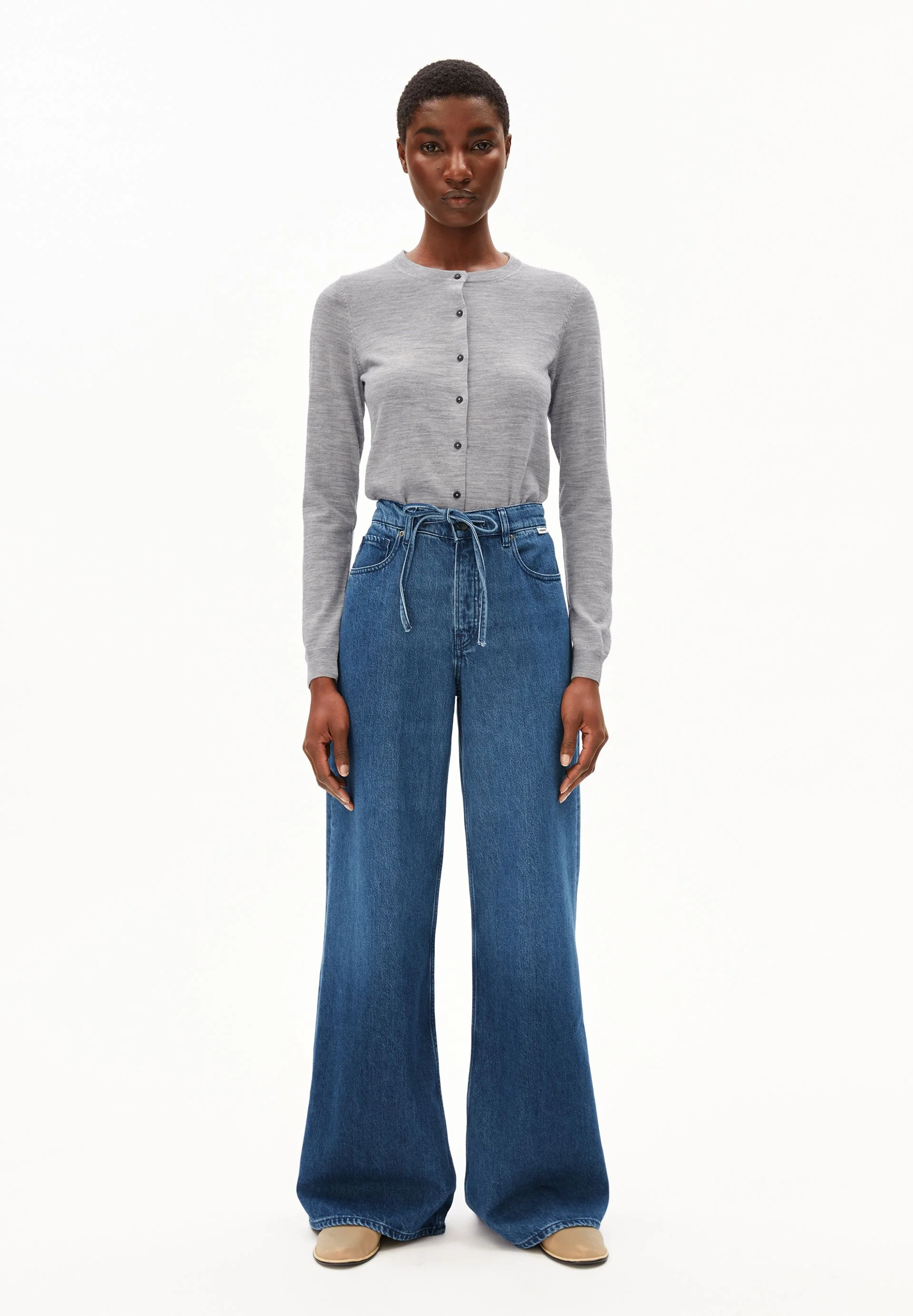 ASTRAEAAS WIDE LEG JEANS | imperial - Image 5