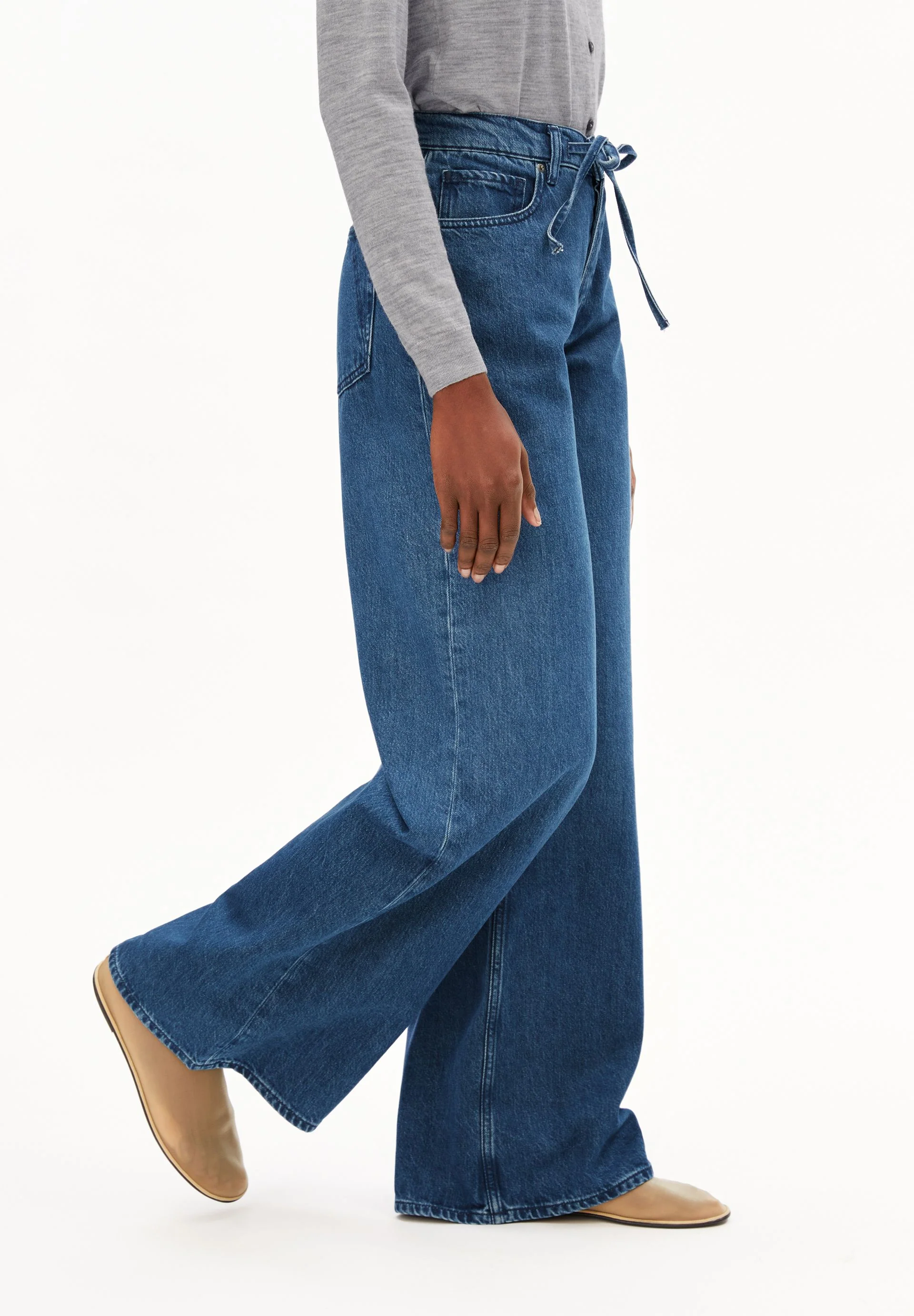 ASTRAEAAS WIDE LEG JEANS | imperial - Image 6