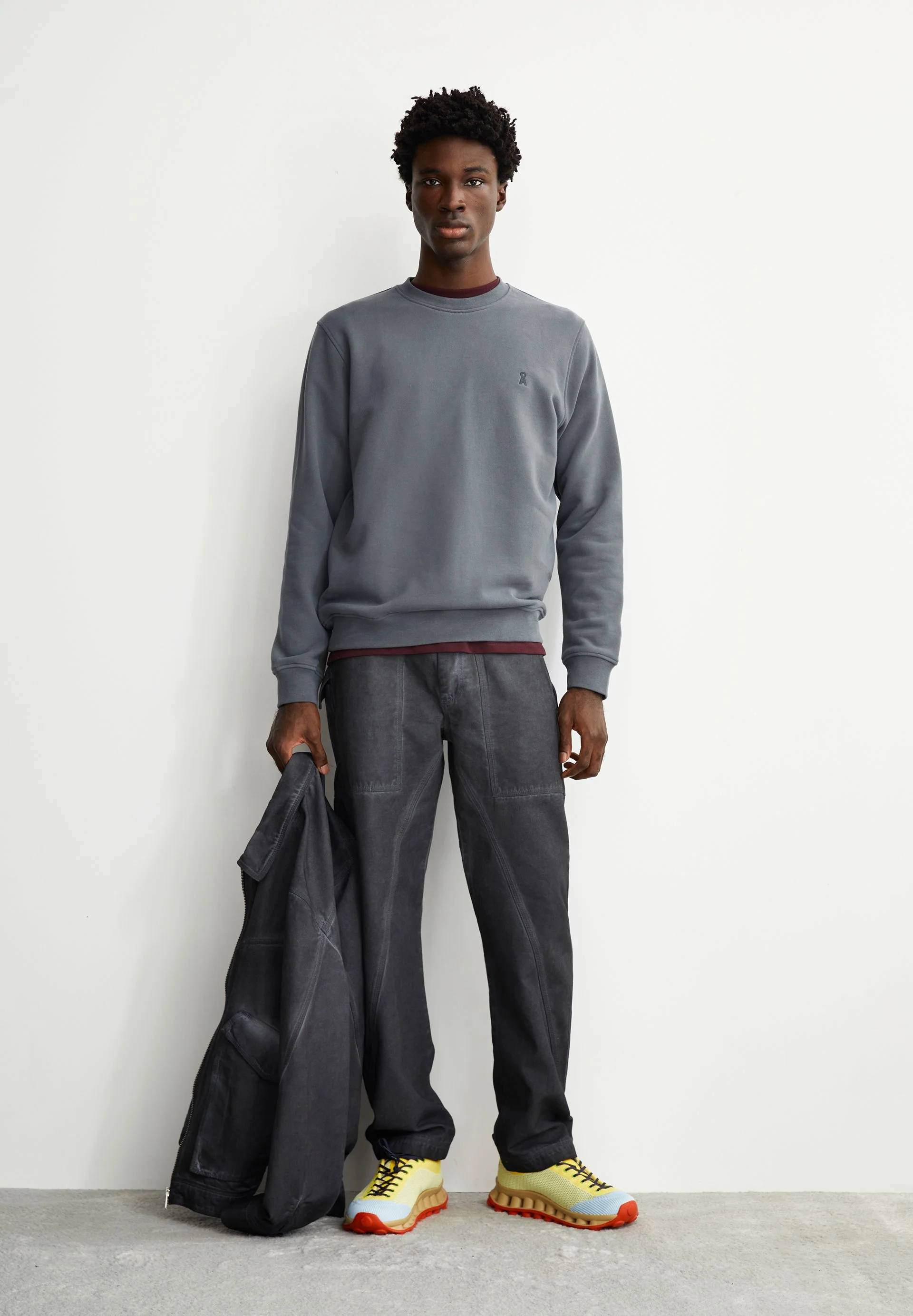 BAARO LOOP SWEATSHIRT | space steel - Image 4