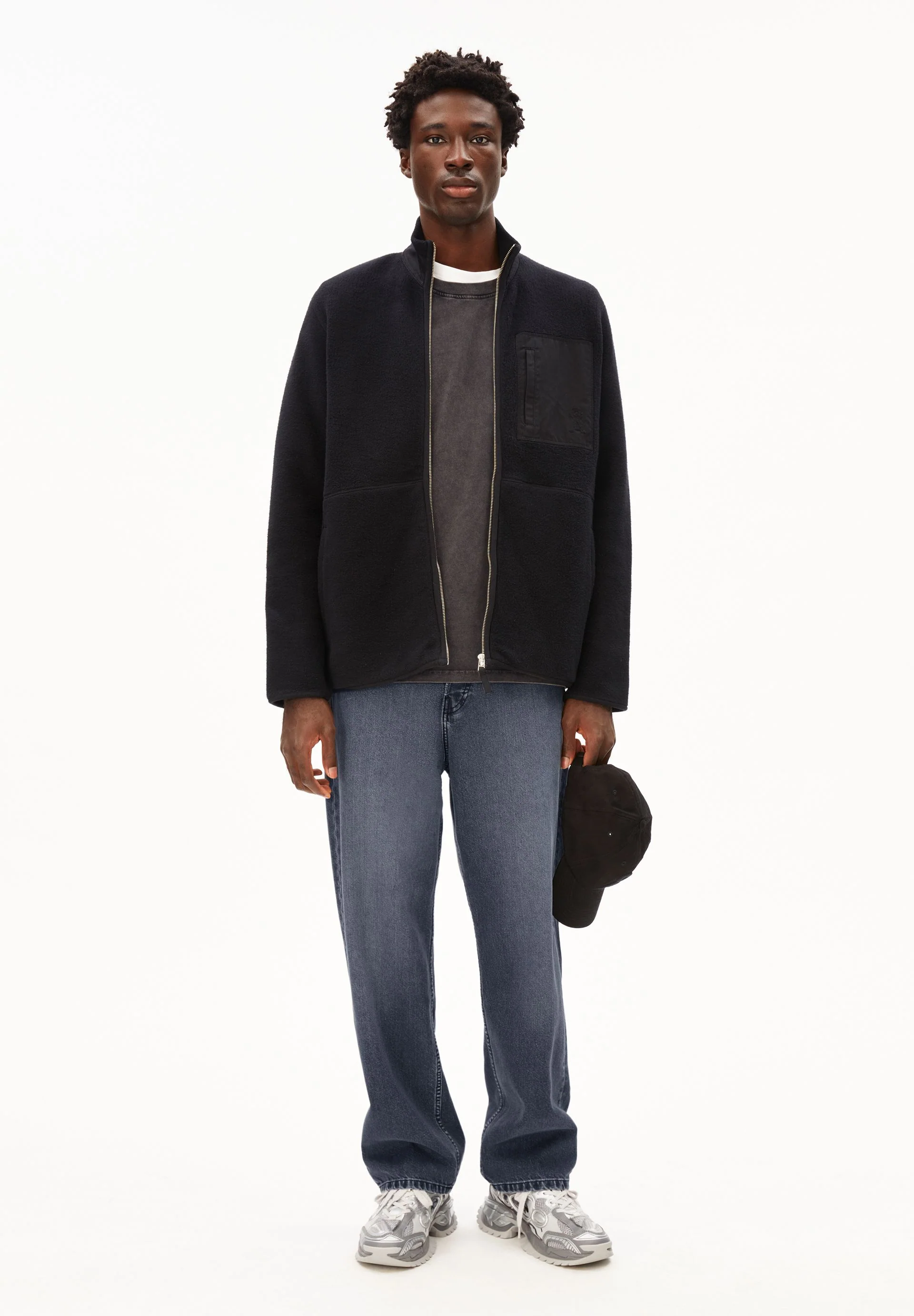 FLAABO FLEECE JACKET | black - Image 5