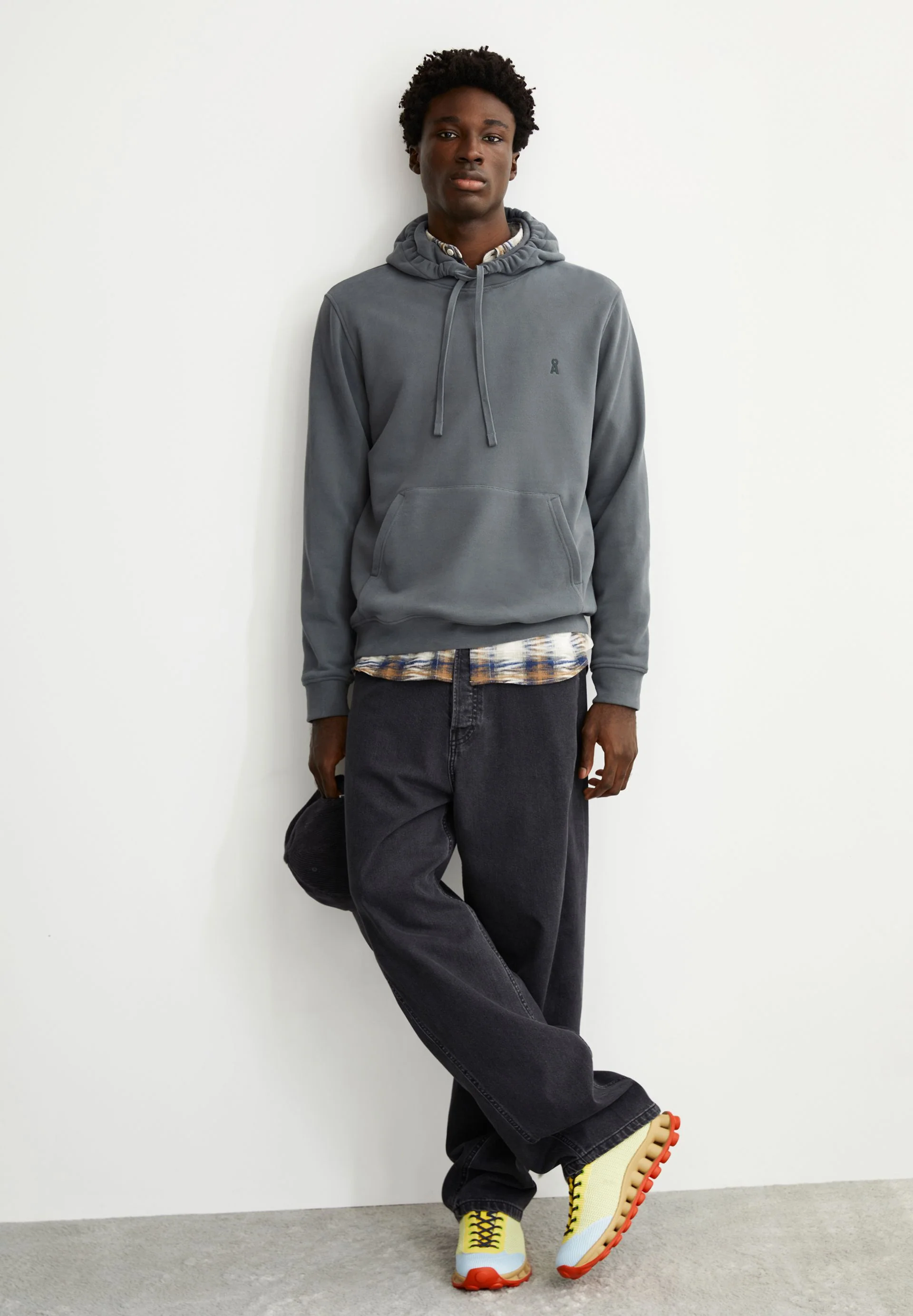 PAARLO LOOP SWEATHOODIE | space steel - Image 4