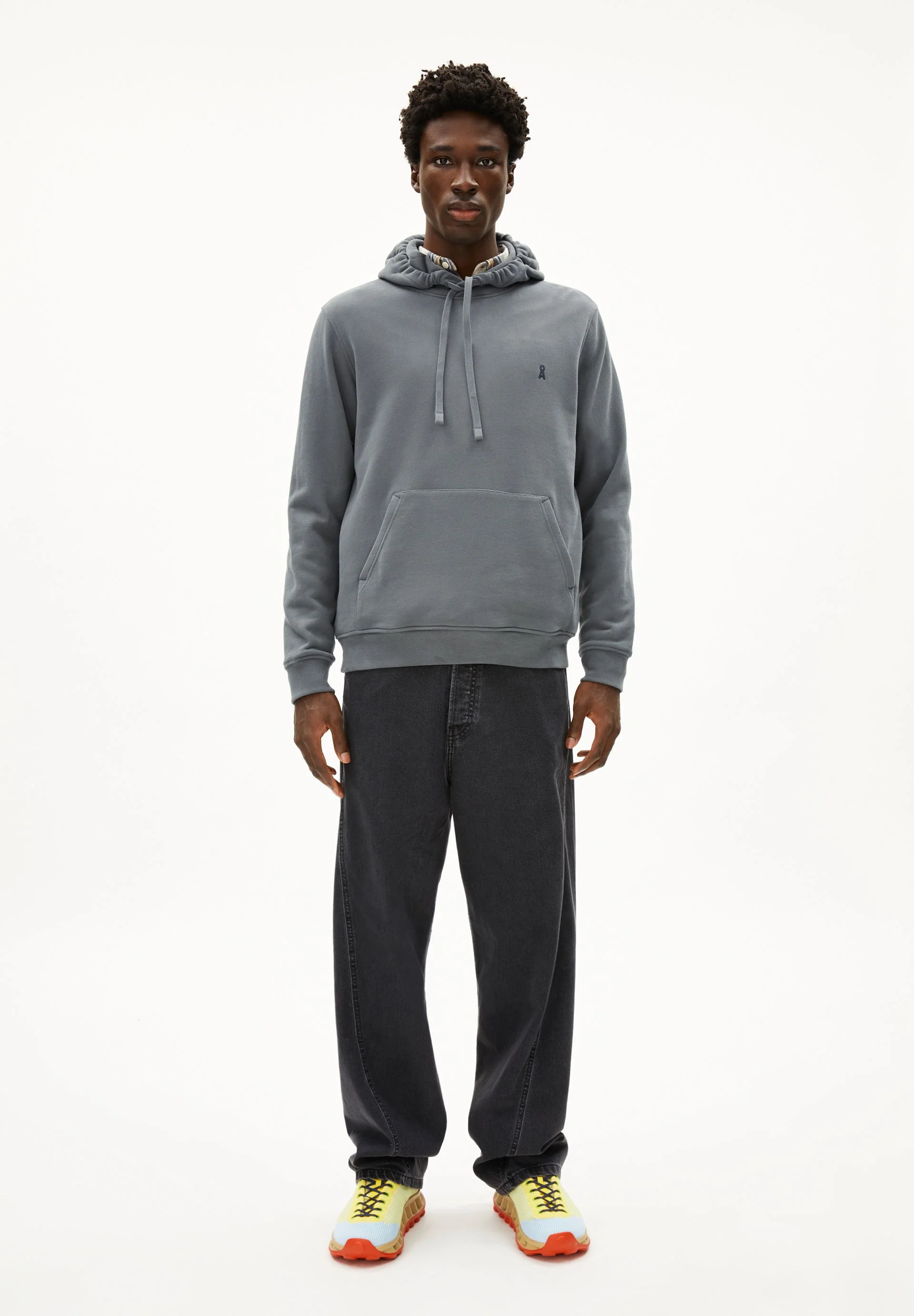 PAARLO LOOP SWEATHOODIE | space steel - Image 5