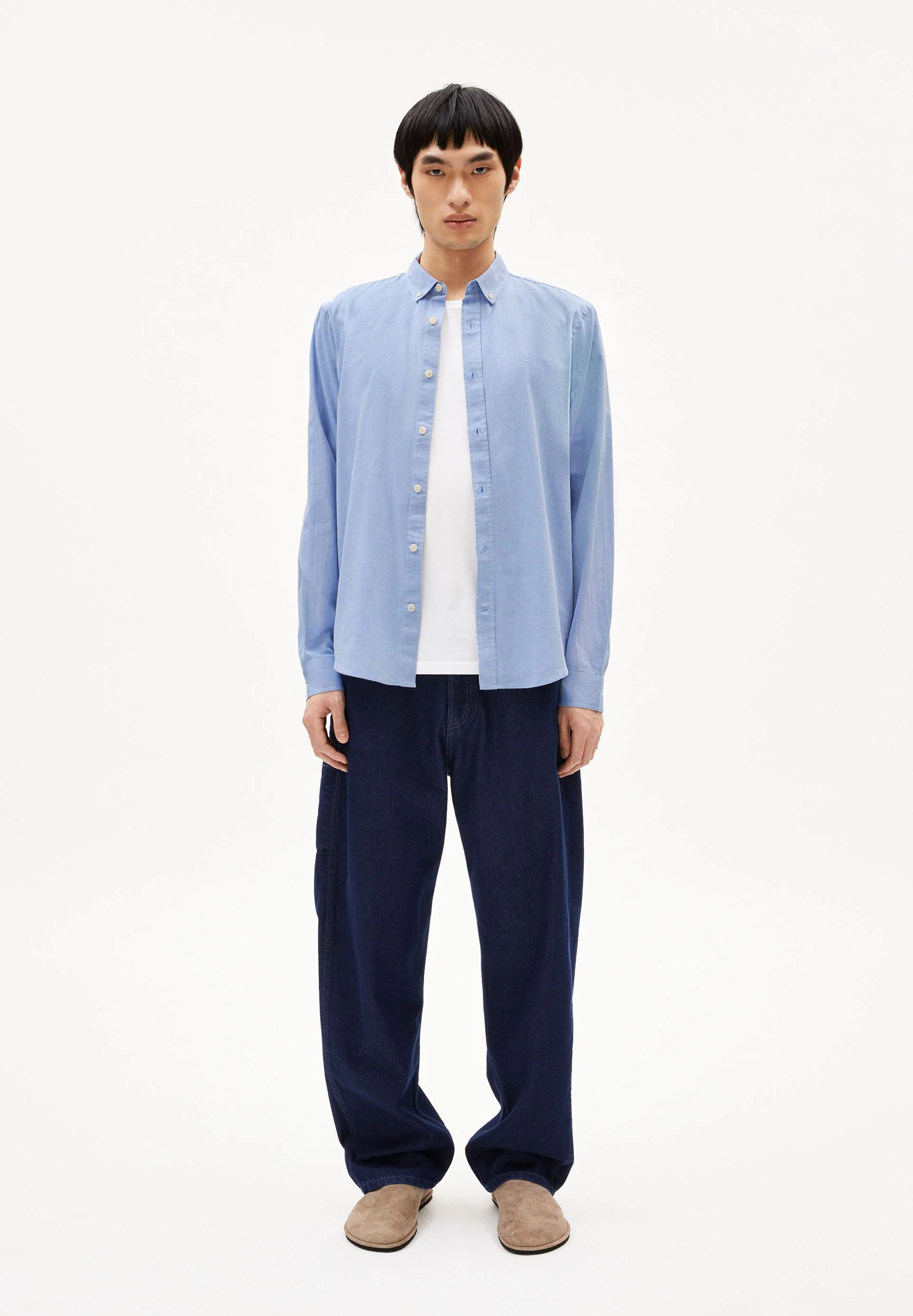 QUAASA LANGARMHEMD | dark morning - Image 5