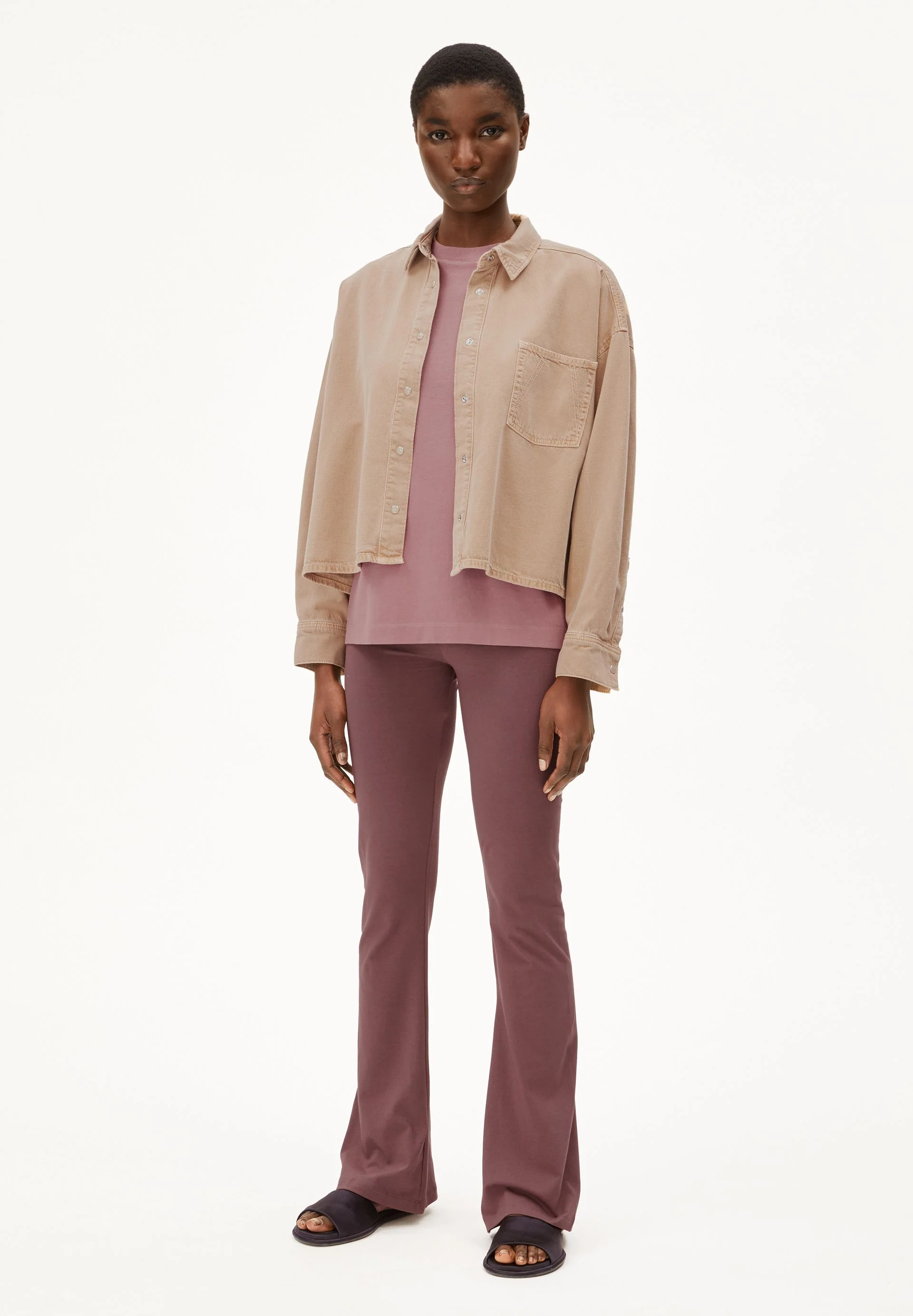 REHMAA LEGGINGS | dark berry - Image 5