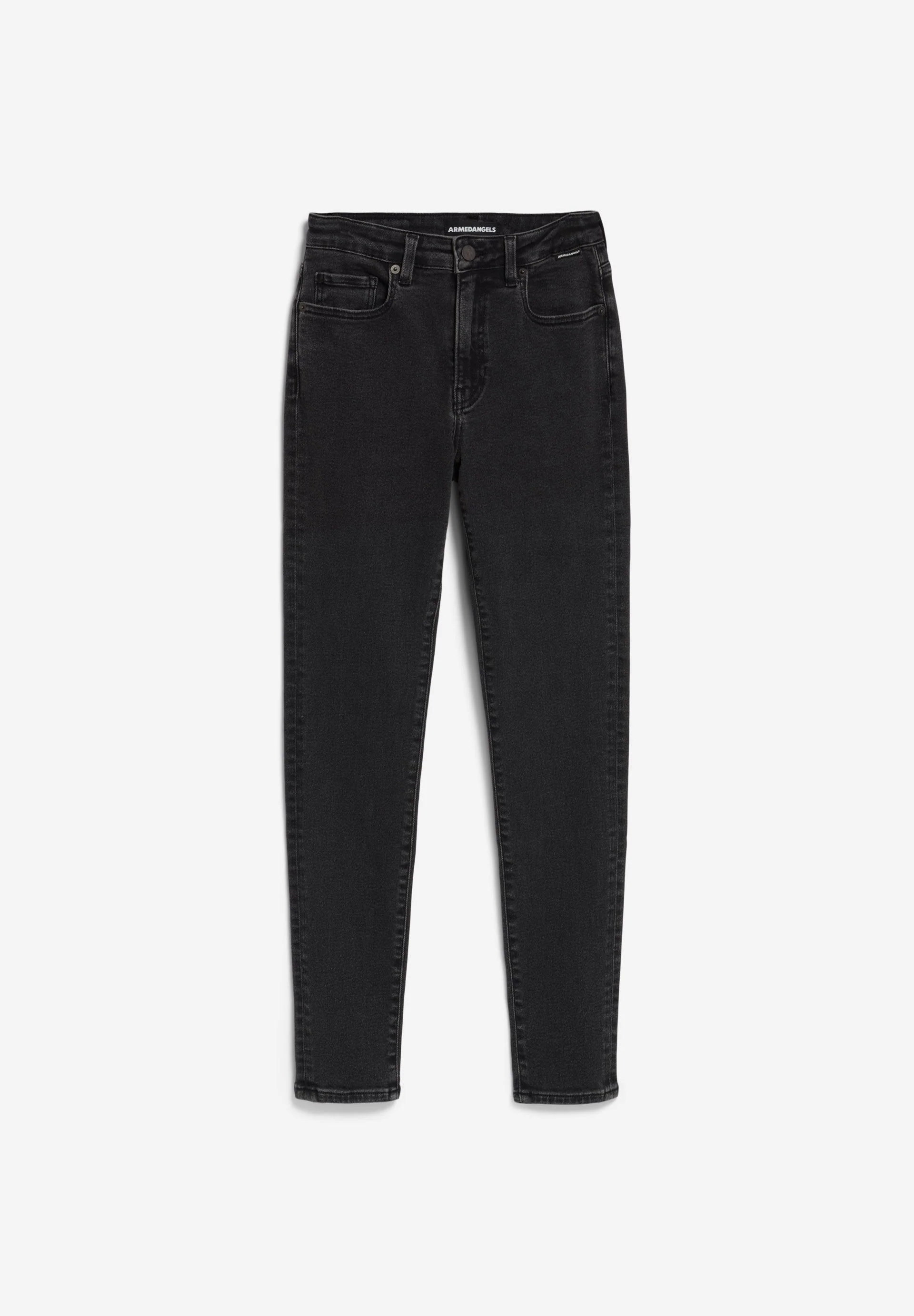 TILLAA MID WAIST SKINNY JEANS | true black washed - Image 7