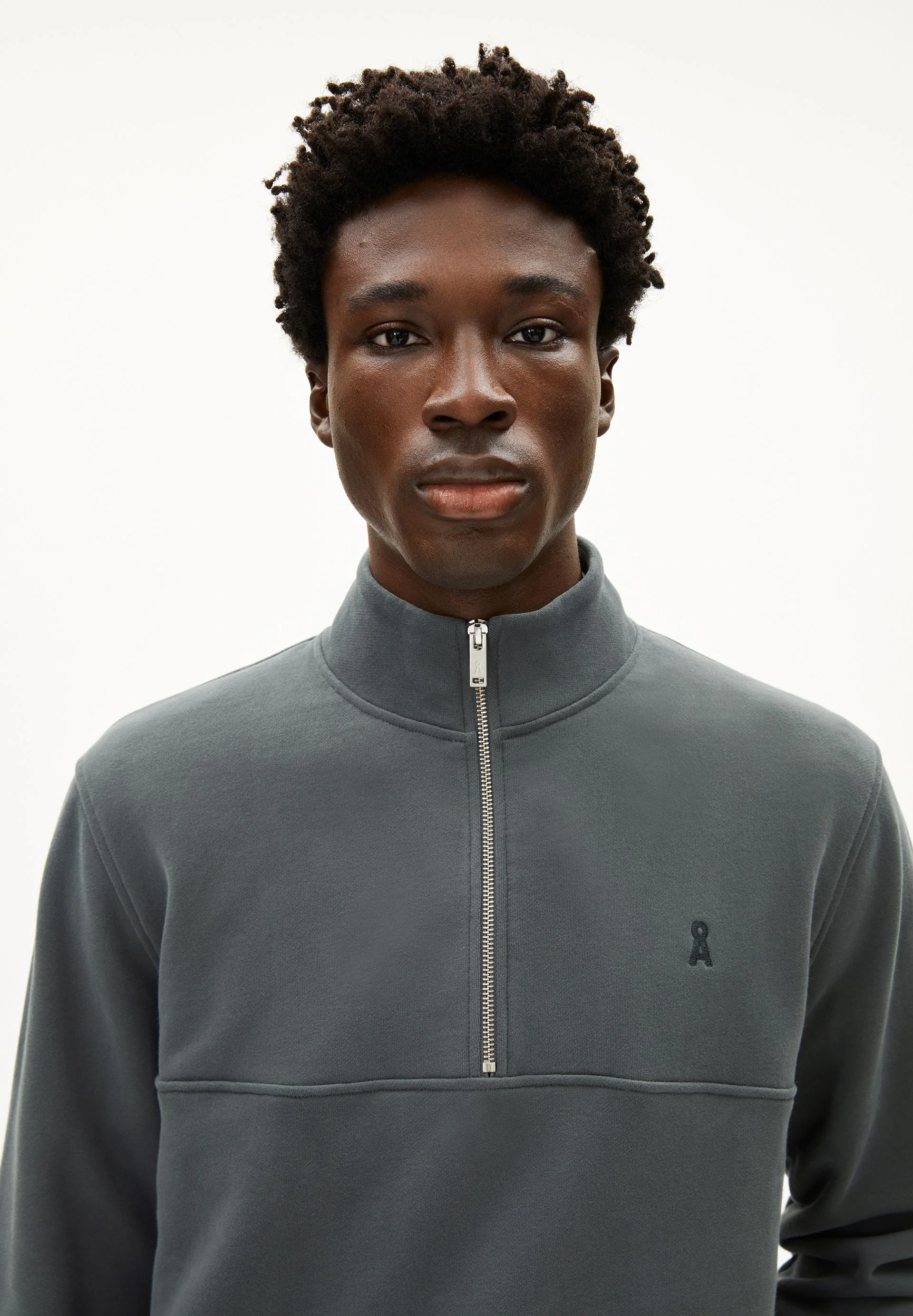 WAARLO LOOP SWEATTROYER | space steel - Image 3