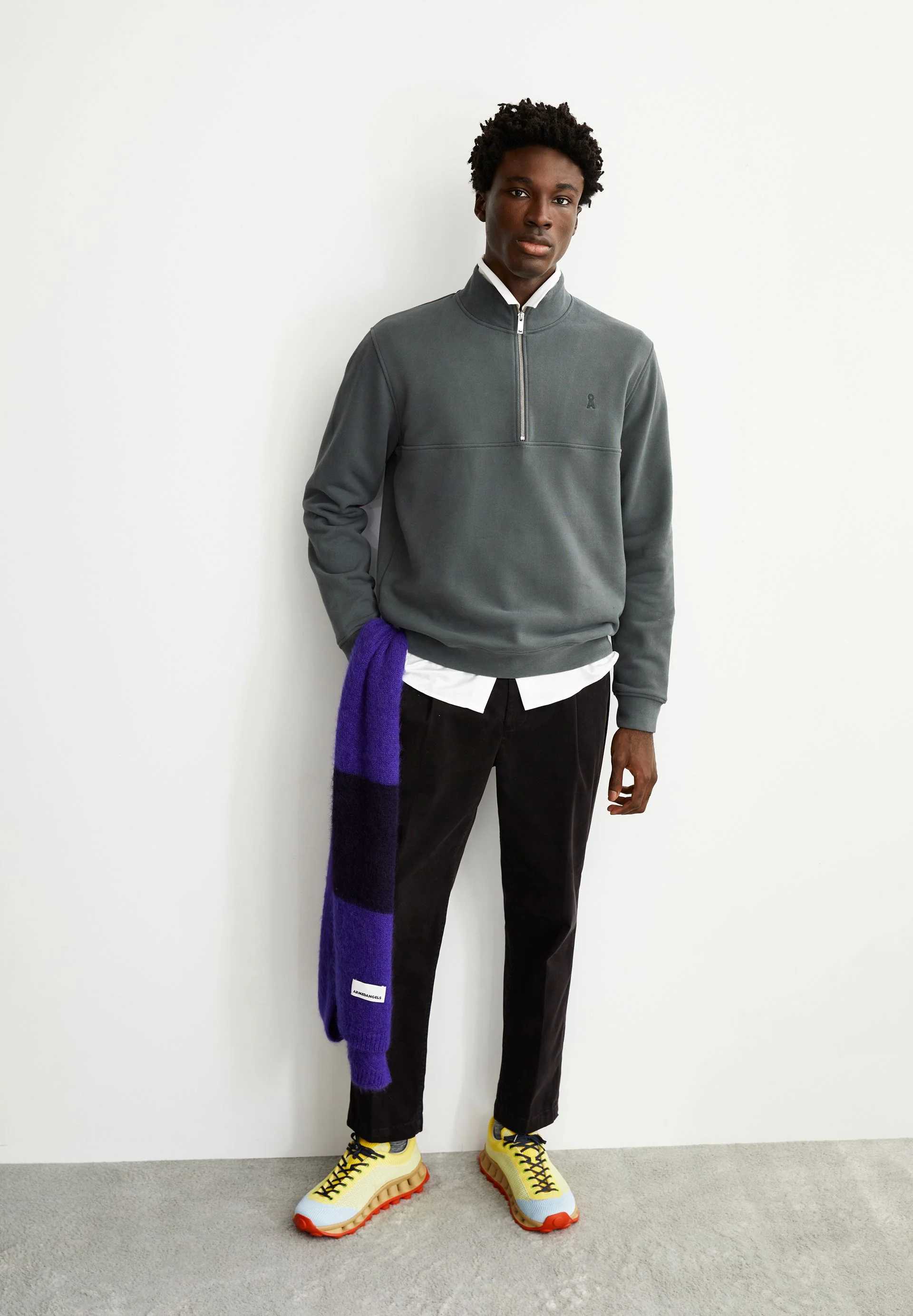 WAARLO LOOP SWEATTROYER | space steel - Image 4