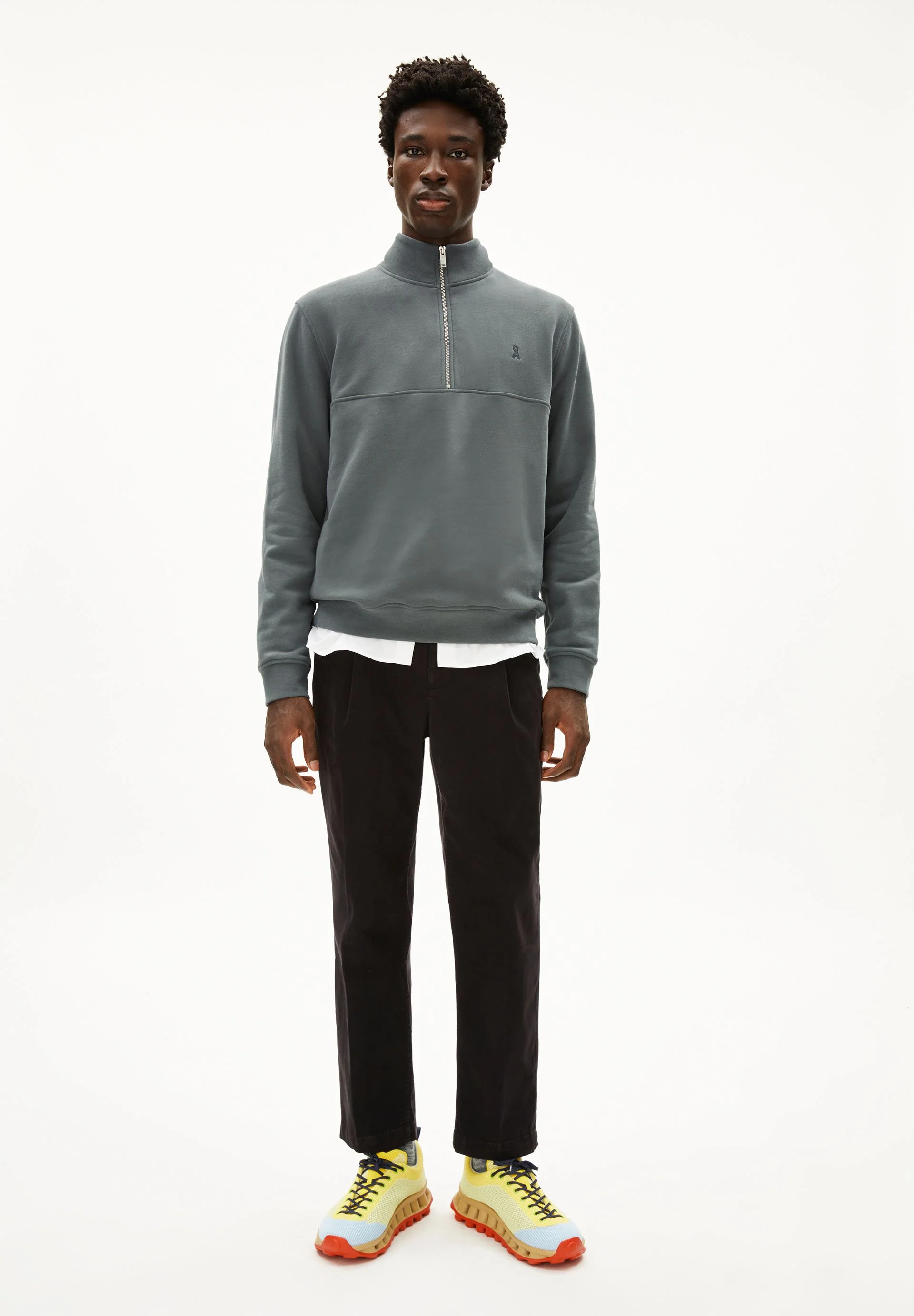 WAARLO LOOP SWEATTROYER | space steel - Image 5