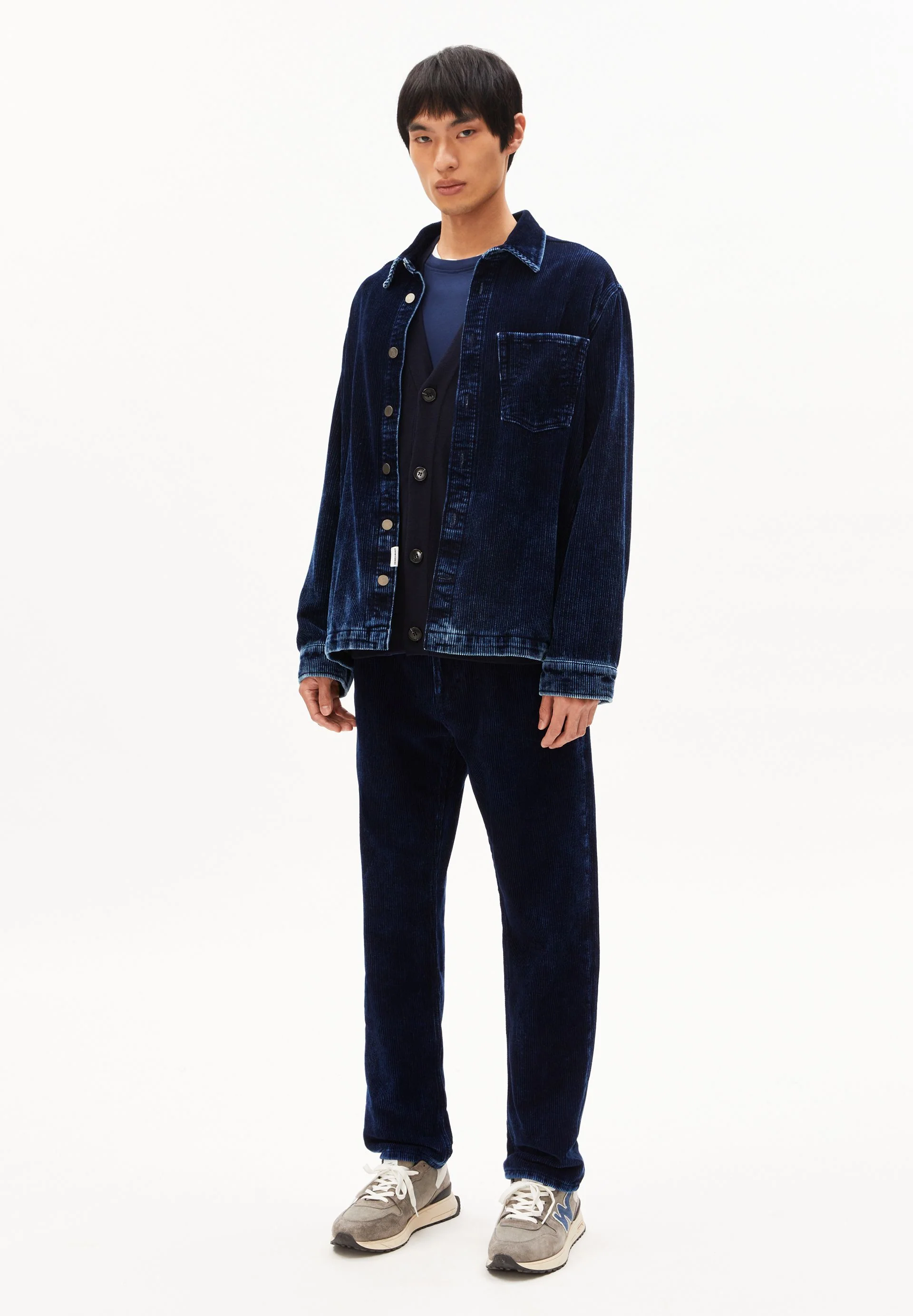 YUNAAI INDIGO CORDJACKE | indigo corduroy - Image 5